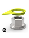 Indicateur de Desserrage de Roue Checkpoint Jaune Ø24mm | PG Distribution