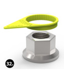 Indicateur de Desserrage Checkpoint Jaune 32mm – Sécurité des Roues