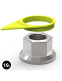 Indicateur desserrage roue Checkpoint 19mm – Sécurité jaune