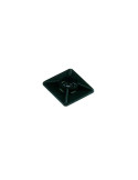 Embase plastique nylon noir 6mm – Fixation pour collier de serrage