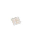 Embase Plastique Nylon PA66 Blanche 6 mm - Fixation pour Collier de Serrage