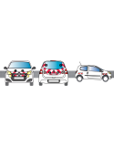 Kit de balisage Renault Twingo 3  - Classe 1 ou Classe 2