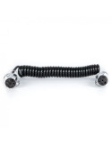 CORDON ELECTRIQUE 24N  3.5 METRES AVEC 2  PRISES METAL  ET RESSORTS