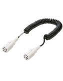 Cordon Électrique Spirale ADR 24S 35m – 2 Prises ISO 24V pour Camions et Remorques