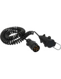 Rallonge Spirale 5m 7 Pôles - Rampe d'Éclairage Male/Male