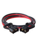 Liaison pour hayon 35 mm rouge et noir - 35 mètres avec connecteur Y noir