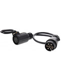 Adaptateur Prise Remorque 13 vers 7 Pôles – Connexion Facile et Sécurisée
