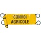 BACHE JAUNE CONVOI AGRICOLE CLASSE 1 1200 X 400MM