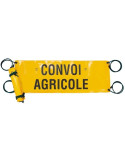 BACHE JAUNE CONVOI  AGRICOLE  CLASSE 1 1200 X 400MM