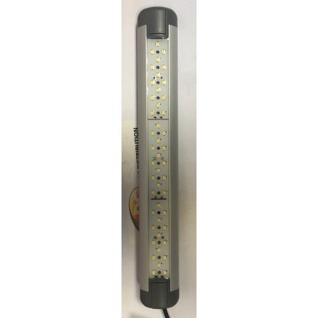 PLAFONNIER RECTANGLE 12V 60 LED ( 306 X 33 X 12 MM )