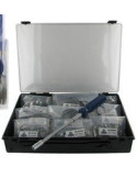 COFFRET DE 100 COLLIERS DE SERRAGE MÉTAL  LARGEUR 9 MM