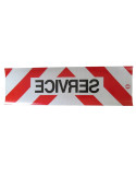 PANNEAU SERVICE INVERSE  ADHESIF  500 X 150 MM ( classe 2 )