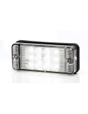 Feu de recul  12 led 12/24v  107 x 45 x 25 mm